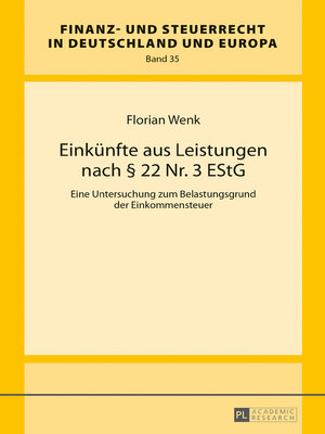 cover image of Einkünfte aus Leistungen nach § 22 Nr. 3 EStG